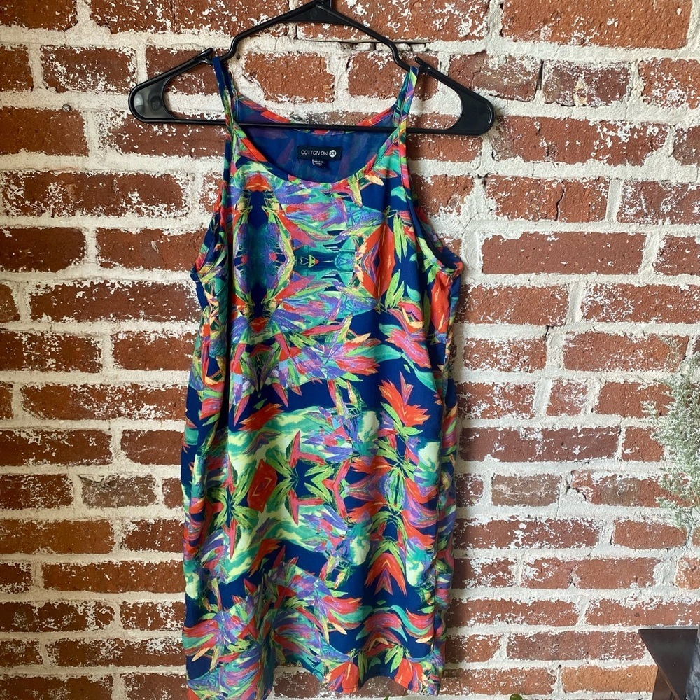 Cotton On Navy Floral Summer Dress - Picture 7 of 7
